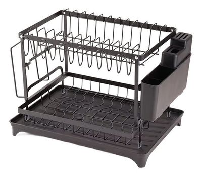 Escurridor Con Drenaje 2 Niveles Cubertero