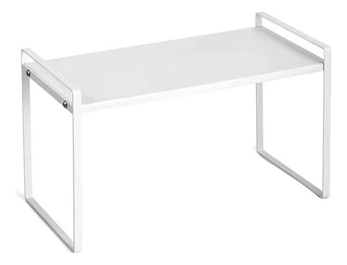 Estante Organizador De Metal Soporte Alacena, Color: Blanco