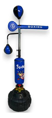 Saco De Boxeo Con Soporte Equipo De Entrenamiento Giratorio