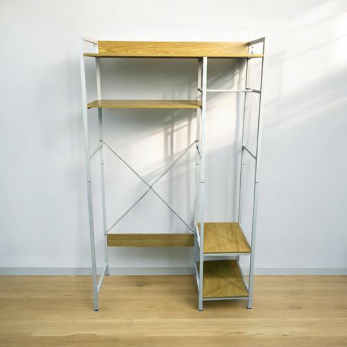 Organizador Para Inodoro De Metal Y Madera Baño