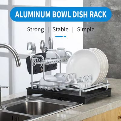 Escurridor De Cocina De Aluminio 2 Pisos