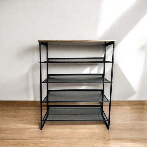 Zapatera Rack 5 Niveles De Madera Estable 12 Pares