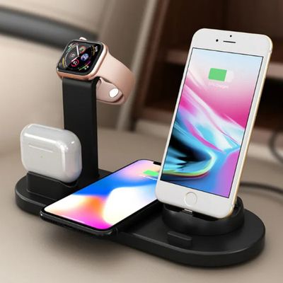 Cargador 4 En 1 Multifuncion Celular Auriculares Smartwatch