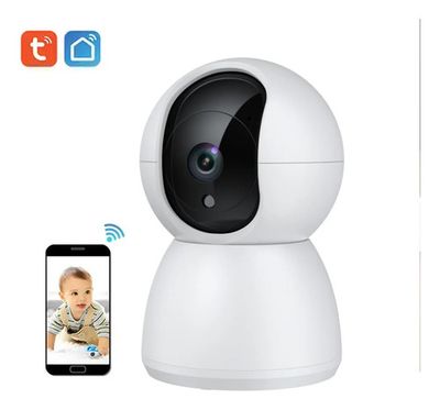 Camara Wifi De Seguridad Tuya Interior Vision Nocturna Audio