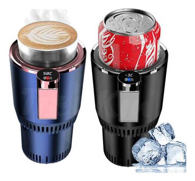Vaso Termico Para Auto Tactil Con Indicador Temperatura Lcd