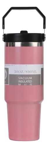 Vaso Termico Frio Calor 890 Ml Con Manija, Color: Rosa, Nombre del diseño: 300Z