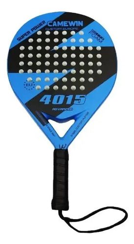 Paleta  De Padel Camewin 1987 Color Azul/blanco, Color: Azul marino