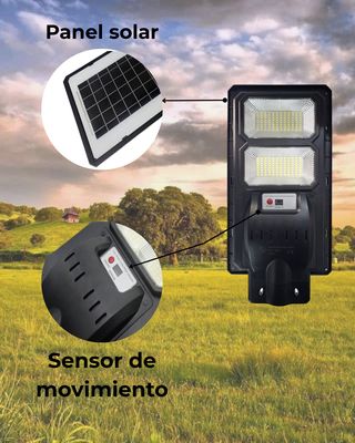 Foco Solar Led Exterior 200w Soporte Y Control