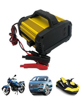 Cargador Inteligente Para Baterias 12v 24v Para Autos Motos