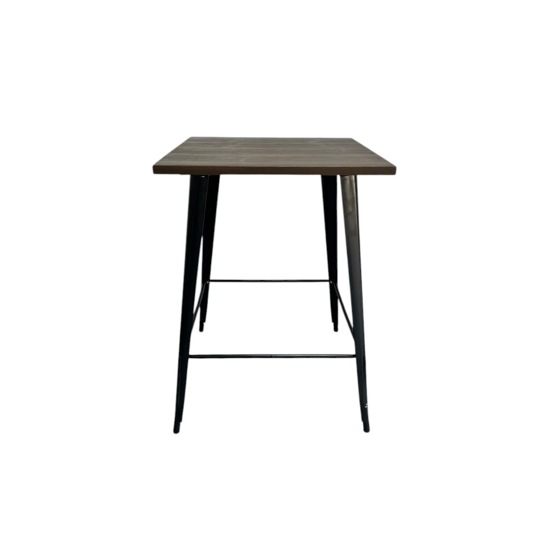 Mesa Alta, Hierro Y Madera Estilo Tolix