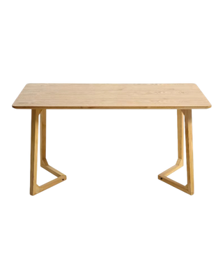 Mesa Comedor Tapa Madera Moderna 120x75x75cm
