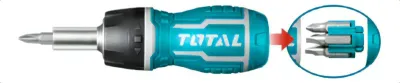 Destornillador Ratchet 8 En 1 Total