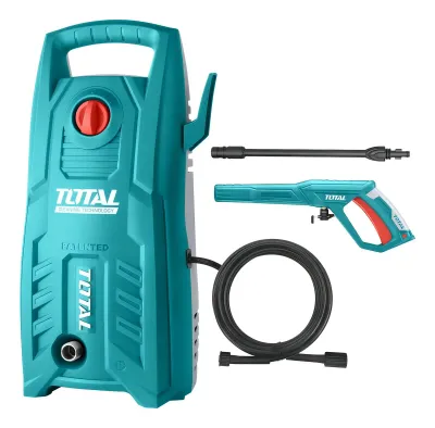 Hidrolavadora Total 1400w - 130bar, 1750psi - Caudal 5.5l/min - Sistema Autostop