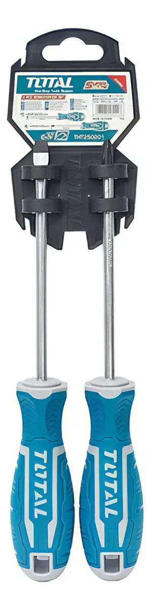 Kit Juego Destornilladores 2 Piezas Imantado Total