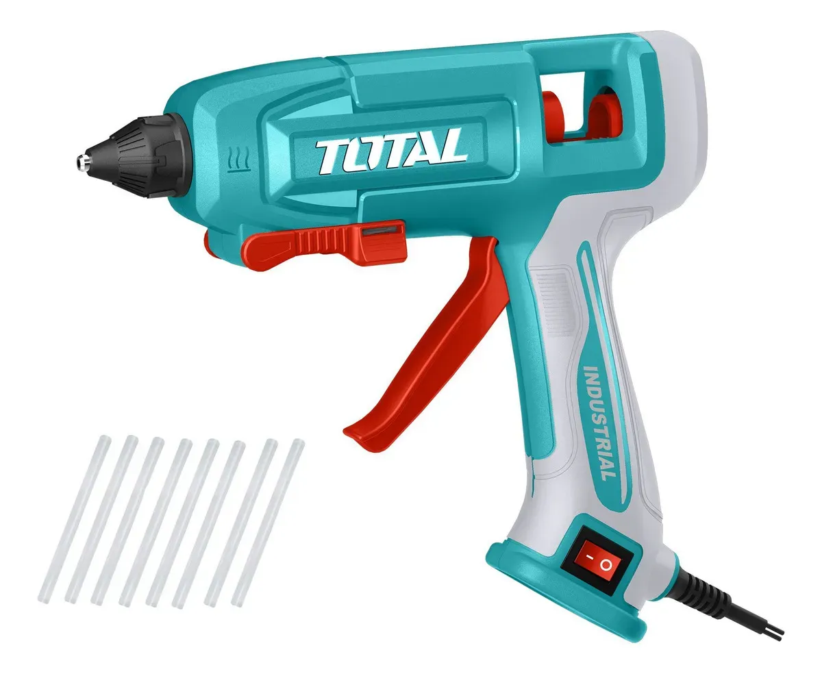 Pistola Total Silicona Caliente 45w/250w - Incluye 8 Barras 11.2mm