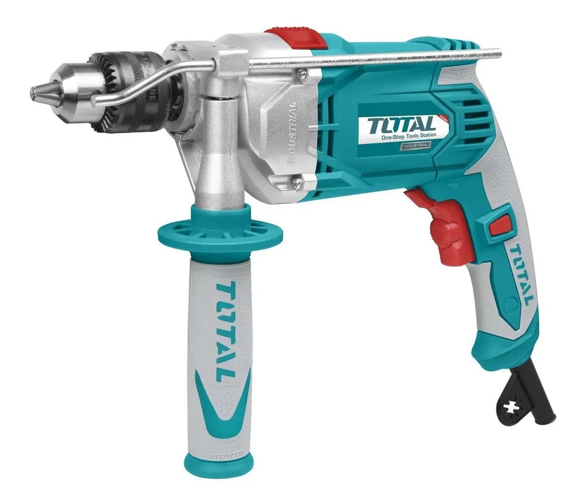 Taladro Percutor Total 1010w Industrial - Mandril 13mm, 2800rpm