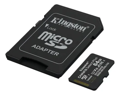Tarjeta De Memoria 64gb Micro Sd Kingston Canvas Select Plus