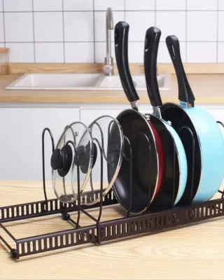 Organizador Sartenes Y Tapas. Fuerte Y Practico.