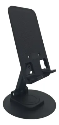 Soporte Para Celular Plegable, Ajustable Color Negro
