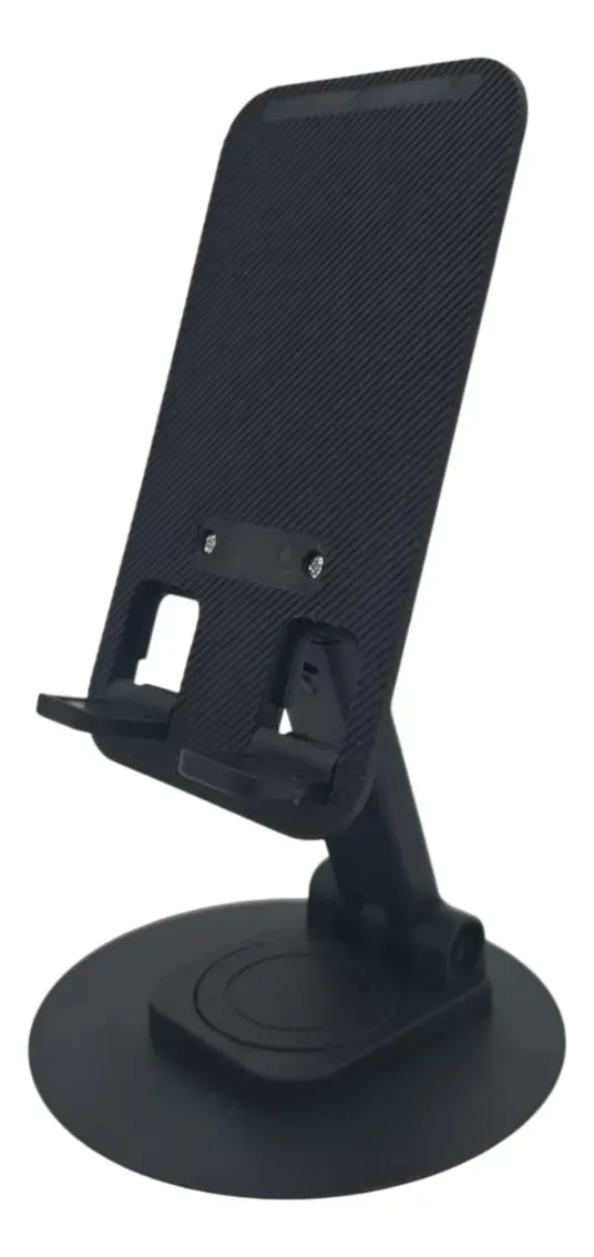 Soporte Para Celular Plegable, Ajustable Color Negro