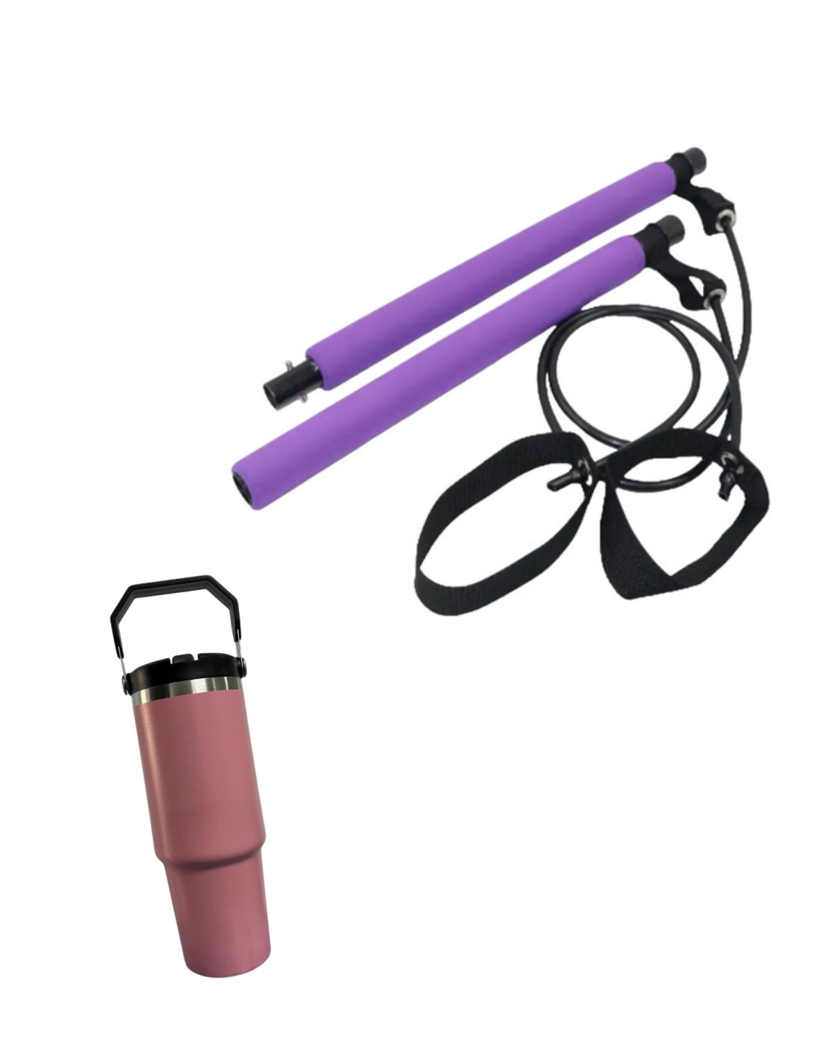 Vaso Termico 890 ml + Barra De Pilates Stick Yoga