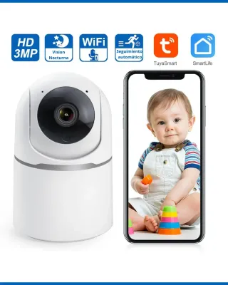 Camara de Seguridad 360 PTZ Wifi Interior Tuya Smart