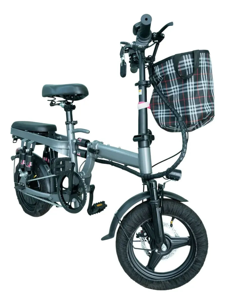 Bicicleta Electrica Plegable 350w 48v 10ah Bateria Removible