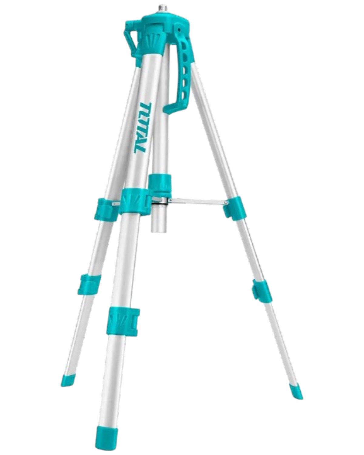 Tripode De Aluminio Total Para Nivel Láser, Alto 120cm, Rosca Universal De 5/8'' Y 1/4''