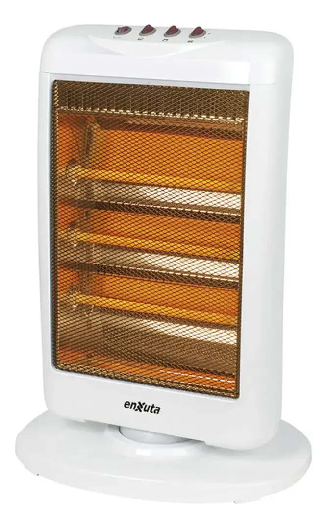 Calefactor Halógeno con 1.200 watts Enxuta
