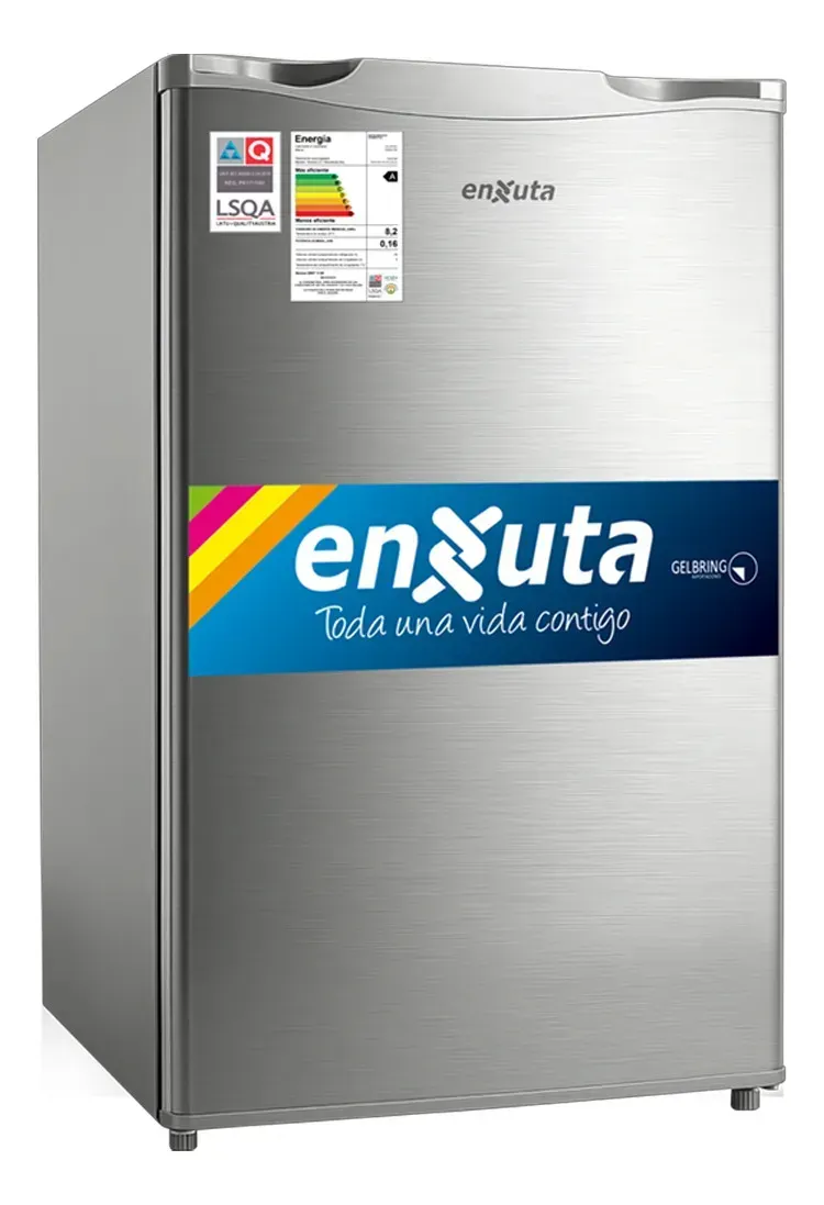 Frigobar Frío Húmedo 86 Litros color Silver - Enxuta