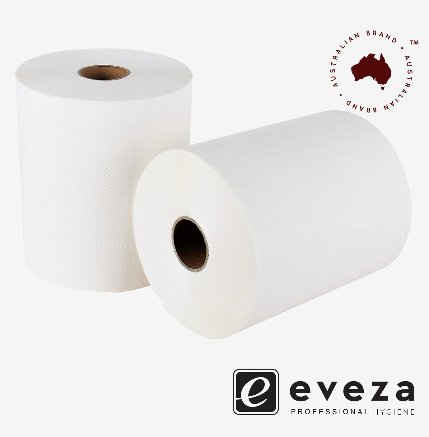 Eveza Premium Roll Towel 80m White 1ply
