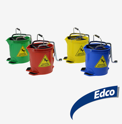 EDCO 15 Litre Metal Wringer Bucket