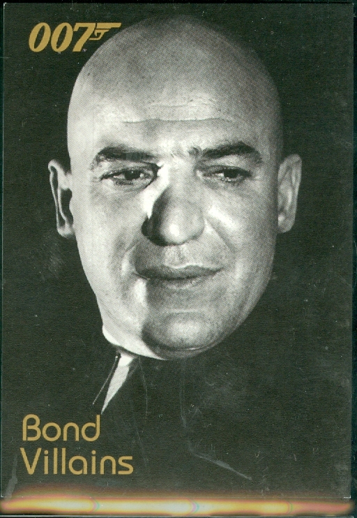 ( F 6 )  Bond Villains Insert Card [ JBQ ]