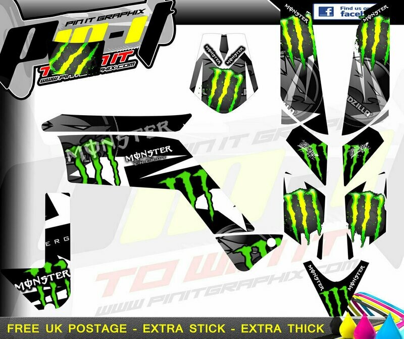 quadzilla xlc300 stinger sticker kit sticker kit