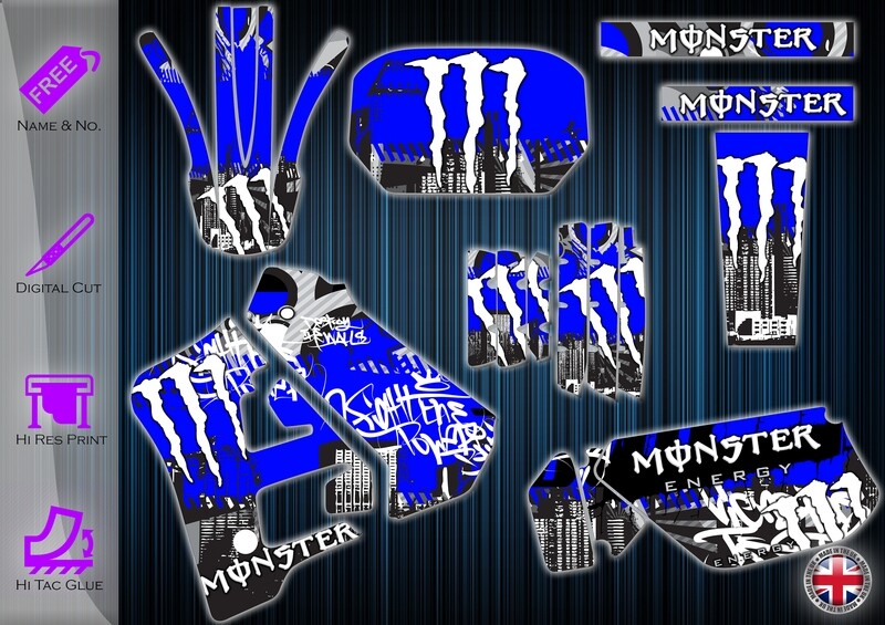 yamaha dtr125 sticker  1991-2003 Graphics kit