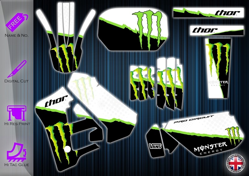 yamaha dtr125 sticker  1991-2003 Graphics kit