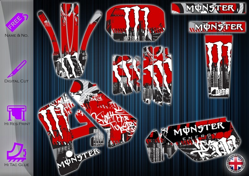 yamaha dtr125 sticker  1991-2003 Graphics kit