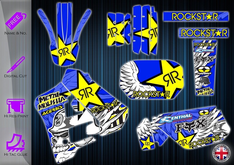yamaha dtr125 sticker  1991-2003 Graphics kit