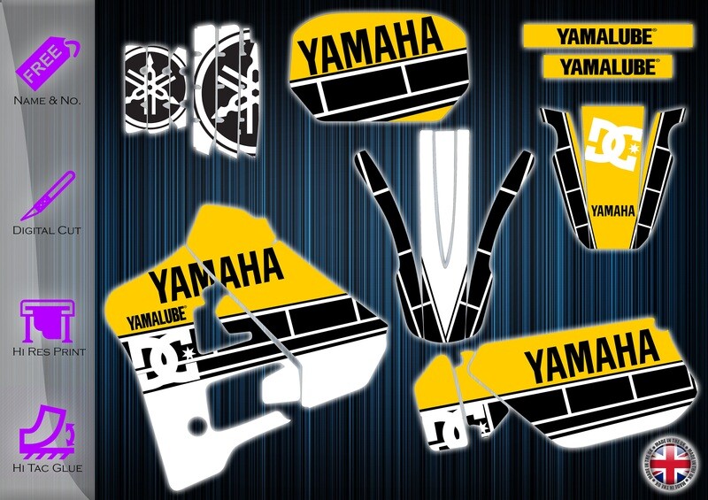 yamaha dtr125 sticker  1991-2003 Graphics kit