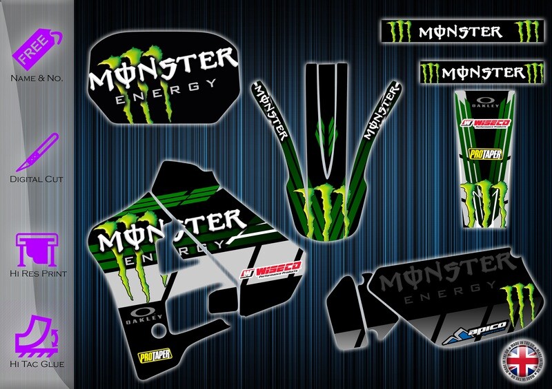 yamaha dtr125 sticker  1991-2003 Graphics kit