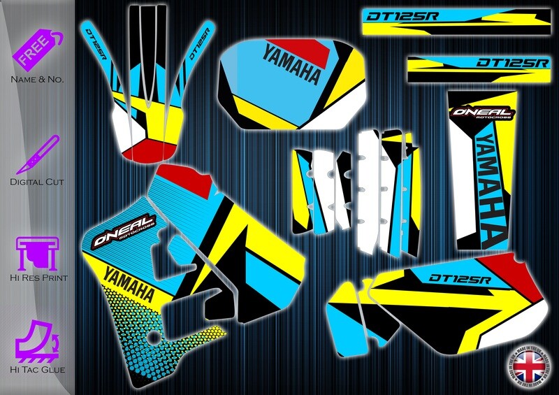 yamaha dtr125 sticker  1991-2003 Graphics kit