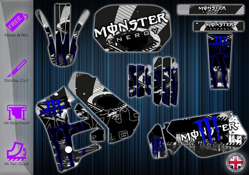 yamaha dtr125 sticker  1991-2003 Graphics kit