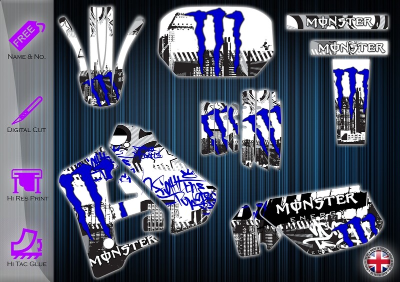 yamaha dtr125 sticker  1991-2003 Graphics kit