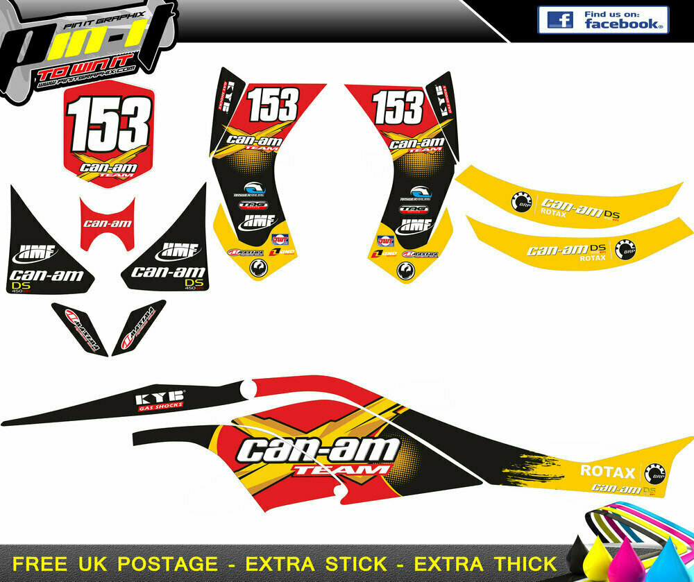 can am ds450 sticker kit