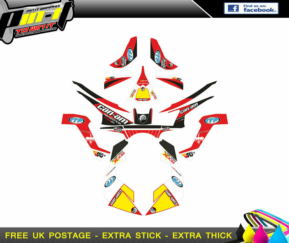 can-am renegade 500 / 800r / 800x / 1000 sticker kit