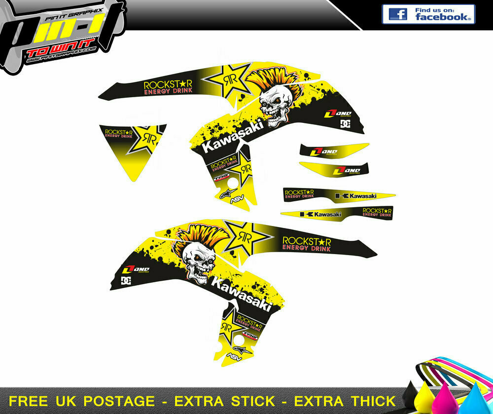 kawasaki kfx450 sticker kit