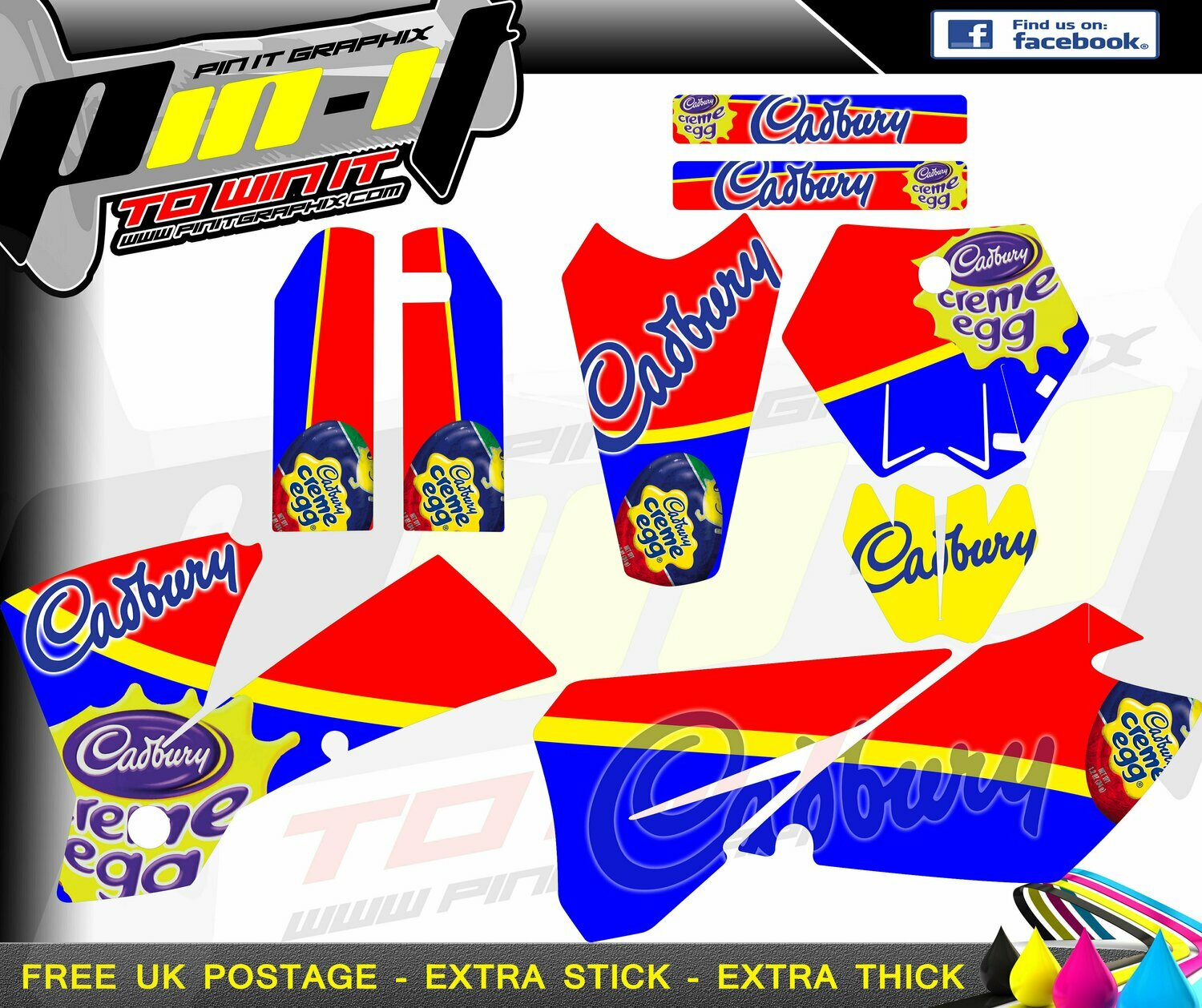ktm sx series 2003-2004  sticker kit