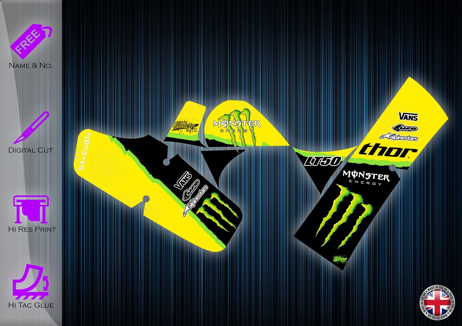 suzuki lt50 sticker kit