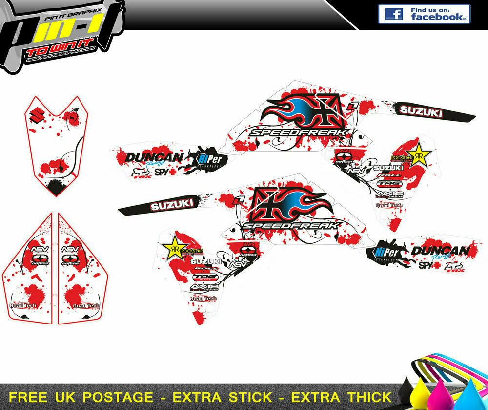 suzuki ltr450 sticker kit
