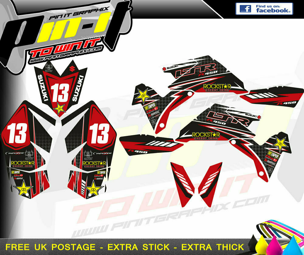 suzuki ltr450 sticker kit